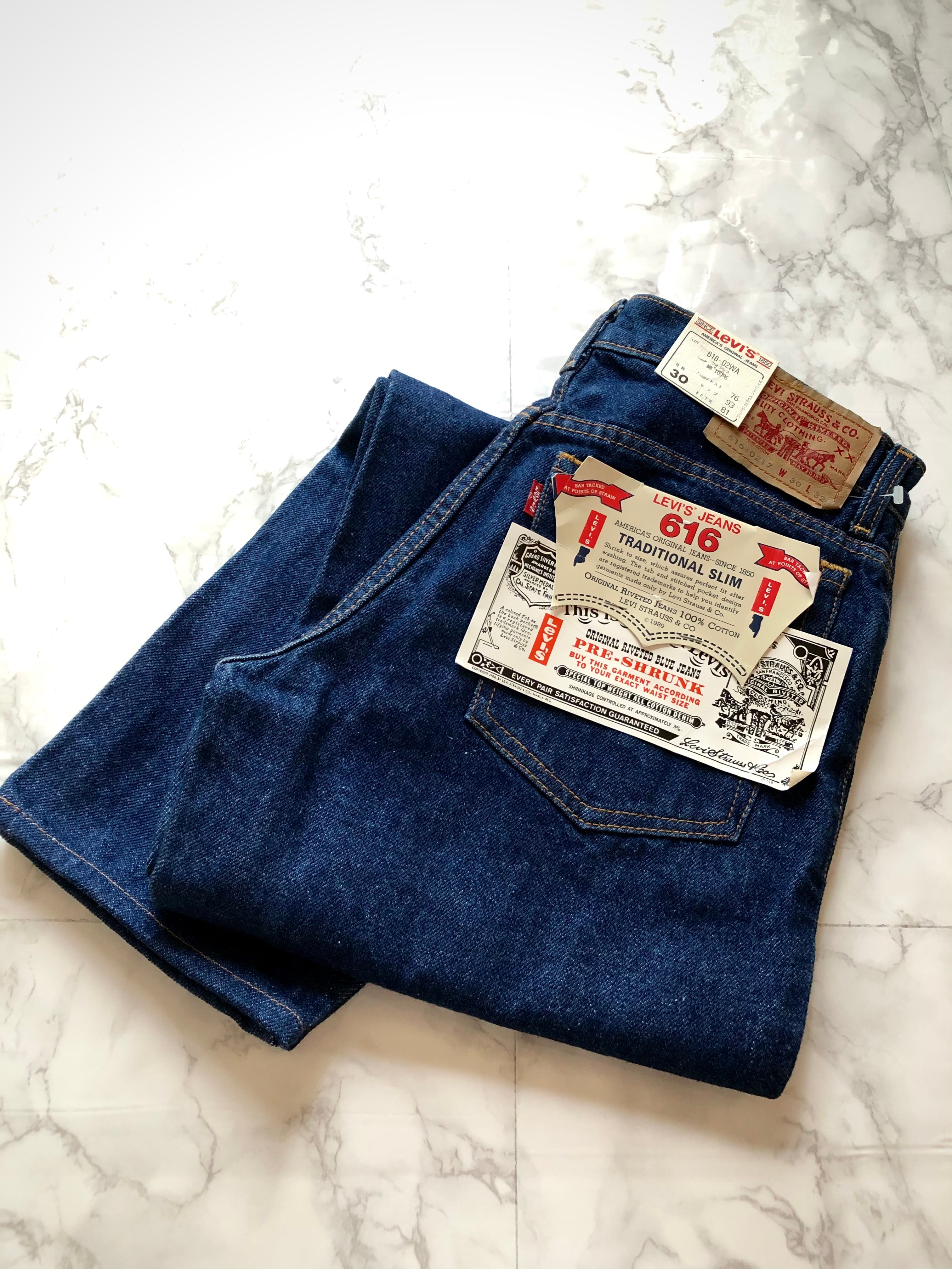 DEAD STOCK 90s VINTAGE LEVI'S 616-0217 SLIM DENIM スリム ...