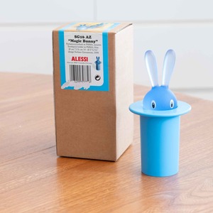 アレッシィ ALESSI 　Magic Bunny ステファノ・ジョヴァンノーニ　デザイン　ブルー　PMMA製