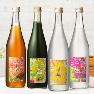 SHOCHU REPUBLIC Long Pepper Crane （ロング ペッパー クレーン）× Matcha Cat （抹茶キャット） × Barley Bunny （バーリィ バニー）× Sweet Potato Robbin （スウィート ポテト ロビン） 4本セット