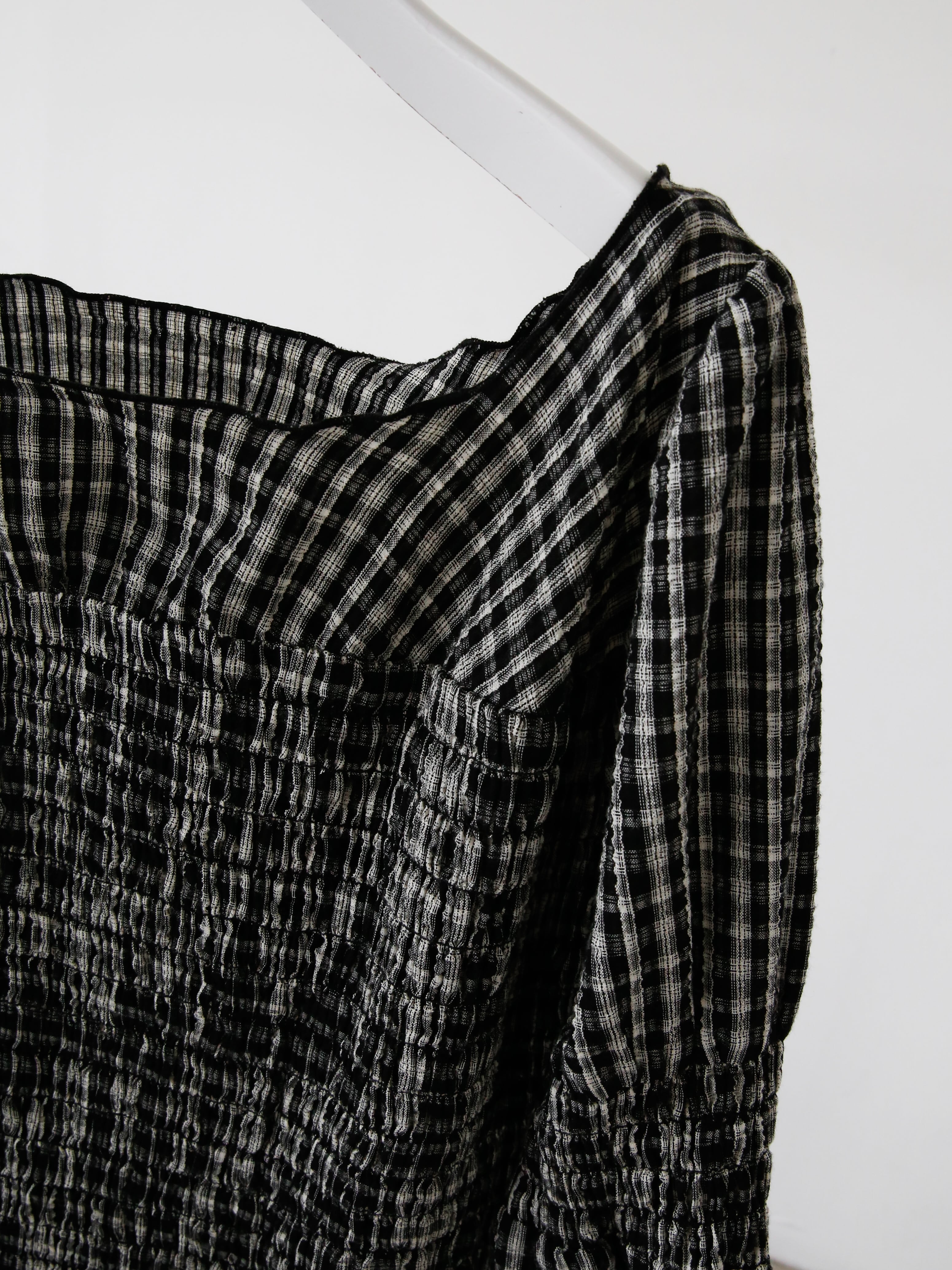 shirring bell sleeve onepiece | Katrin TOKYO