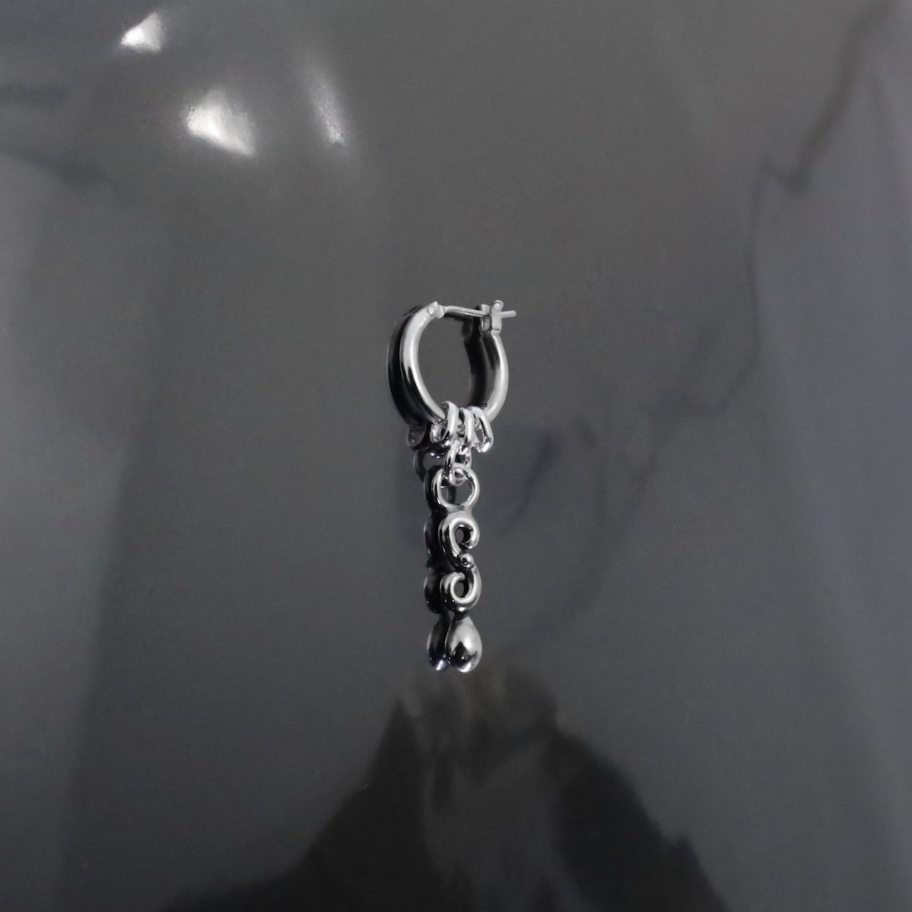 THIN HOOP with OVAL and TEARDROP / シンフープ ウィズ オーバル&ティアドロップ