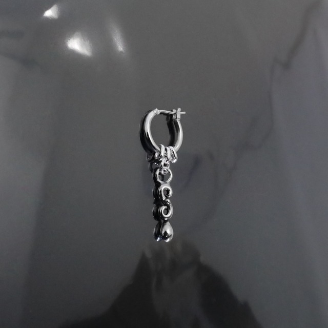 THIN HOOP with OVAL and TEARDROP / シンフープ ウィズ オーバル&ティアドロップ