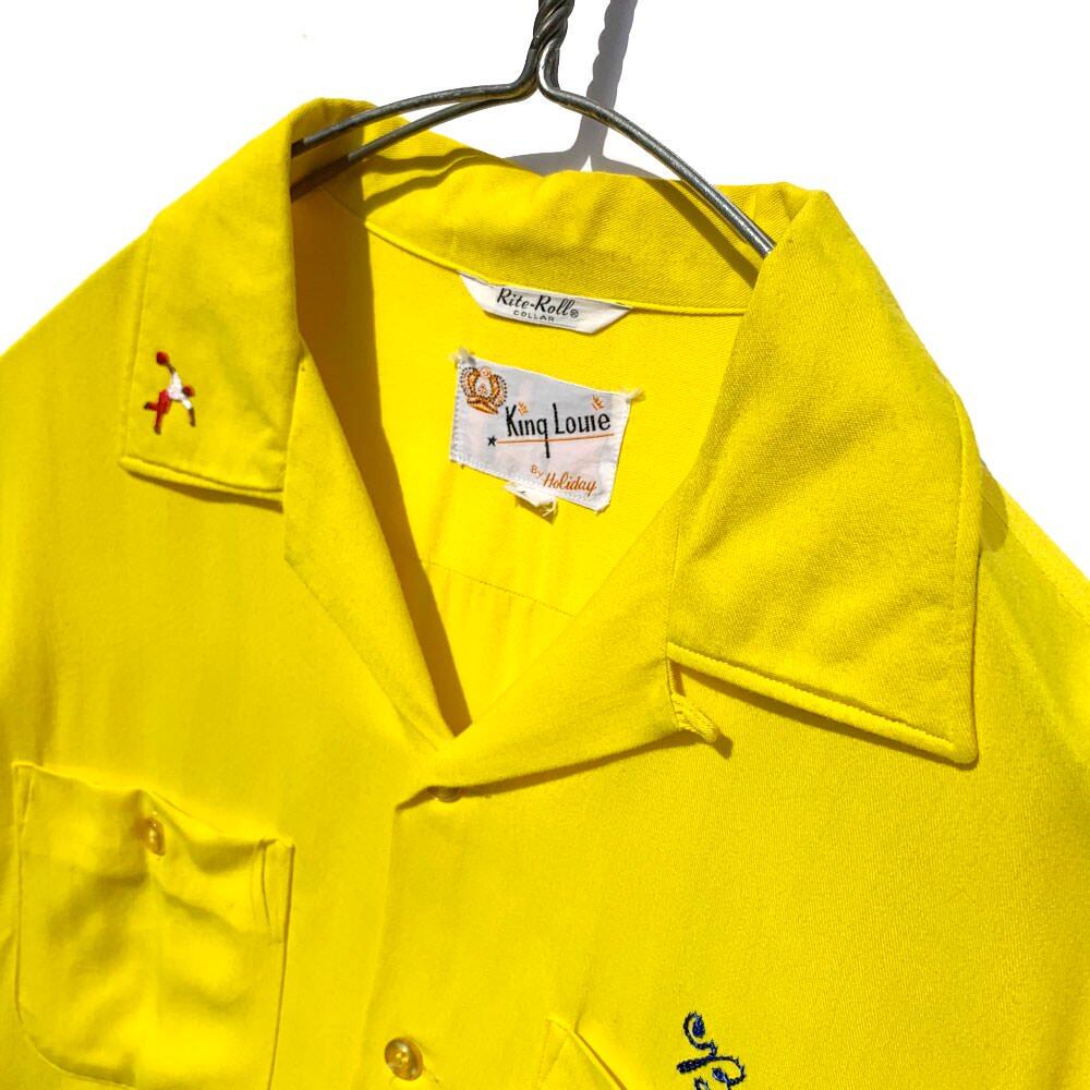 King Louie Rite-Roll Collar Vintage Bowling Shirt [1960s-] Vintage