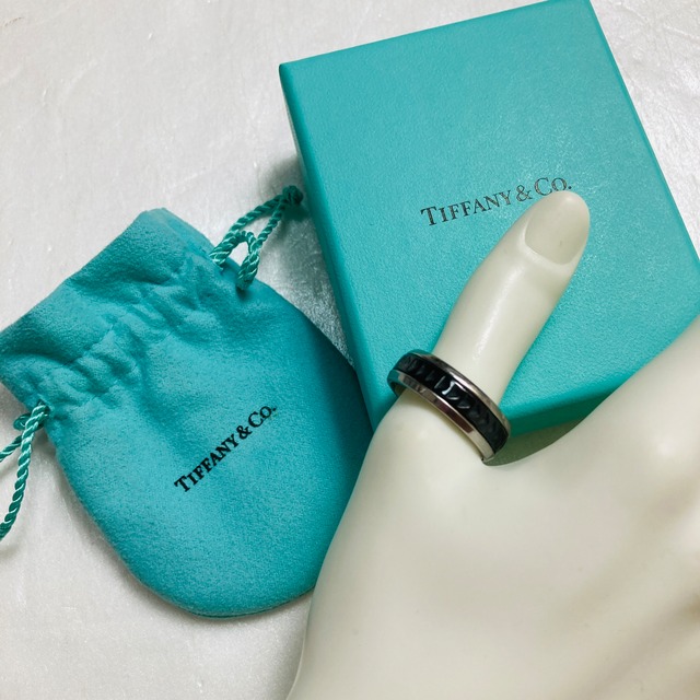 【Used】Tiffany & Co ティファニー パロマキャリパー ブラック チタン コンビリング