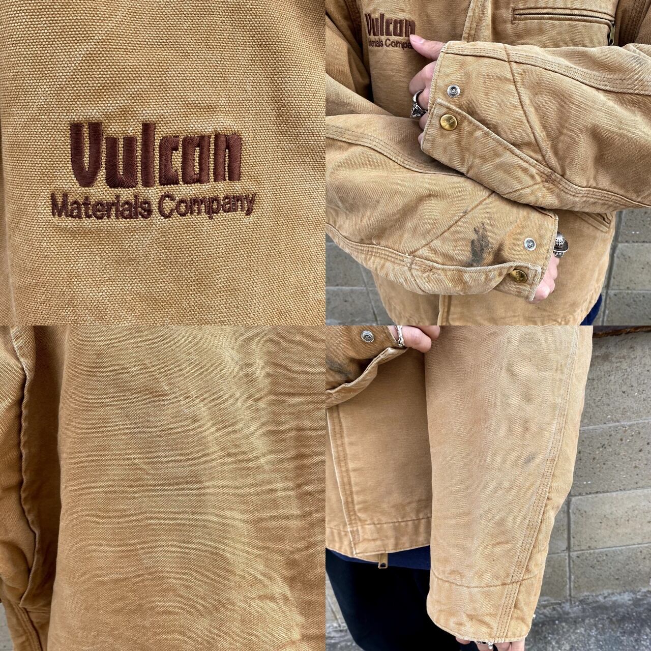 80年代 ビンテージ USA製 Carhartt カーハート デトロイトジャケット