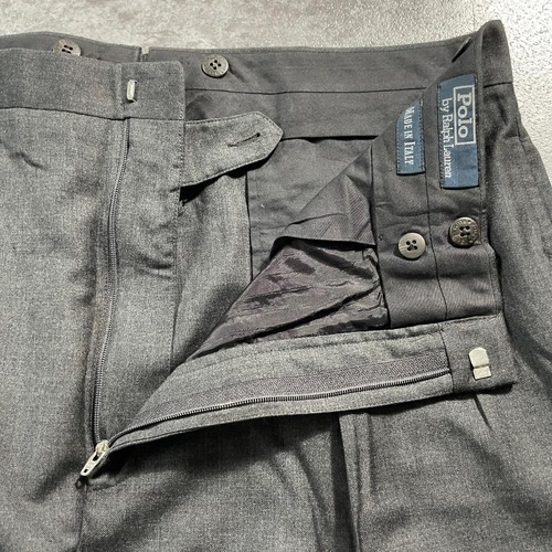 90s Polo by Ralph Lauren gray slacks 詳細写真9
