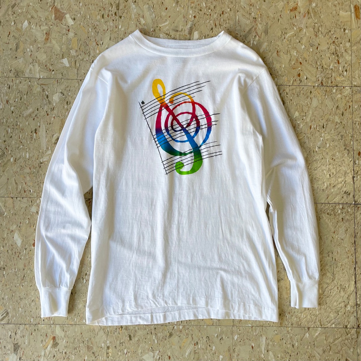 80s〜 USA製 【Apple】 アップル Apple ⅡGS 企業 ロンT size.M | 古着 