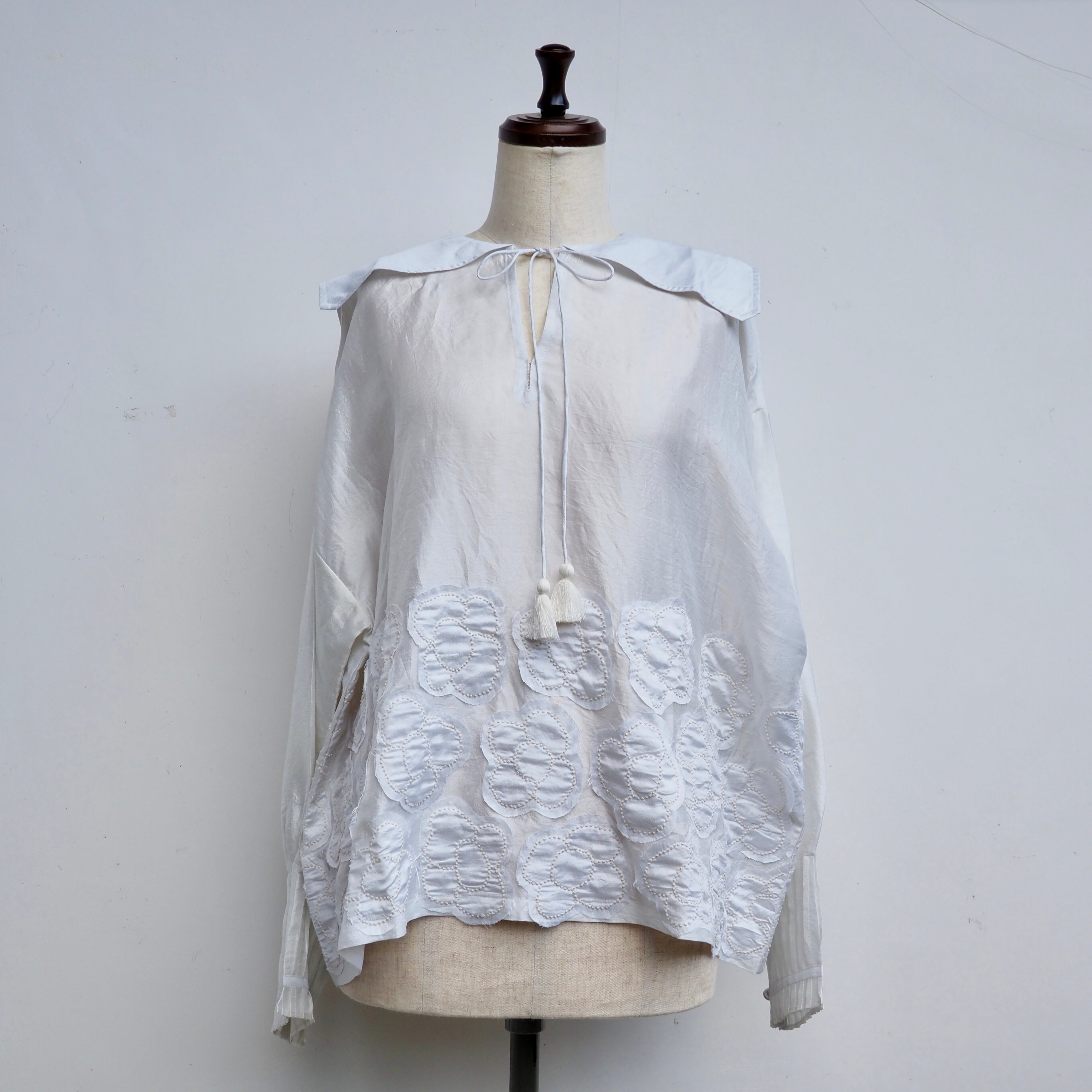 BUNON/Kahdi Silk flower Blouse/BN2653
