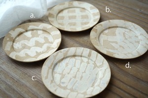 太田 一永  作品  / 鹿革のトレー正丸（柄）