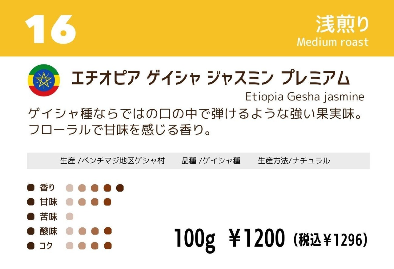 【送料無料】年越し珈琲セット(パナマゲイシャ・エチオピアゲイシャ100g×各1袋)・画像3