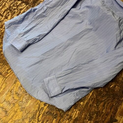 AURALEE オーラリー 24AW SUVIN HIGH COUNT CLOTH STRIPE SHIRT 長袖  