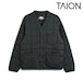 TAION × UNIVERSAL WORKS ユニバーサルワークス ダウンカーディガン 800FP ダウン95% 軽量 保温 ナイロン パッチポケット 収納袋付き メンズ レディース ユニセックス UW-TA-101CD