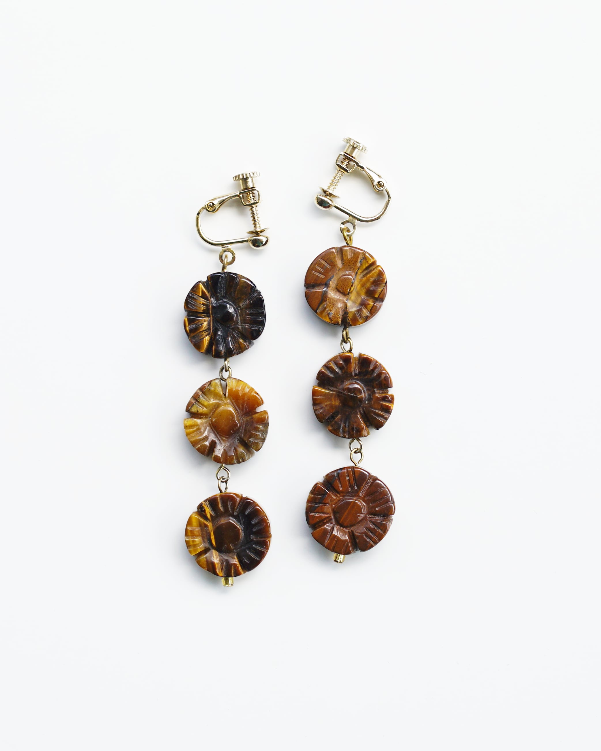 イヤリング・ピアス / Carved Bloom