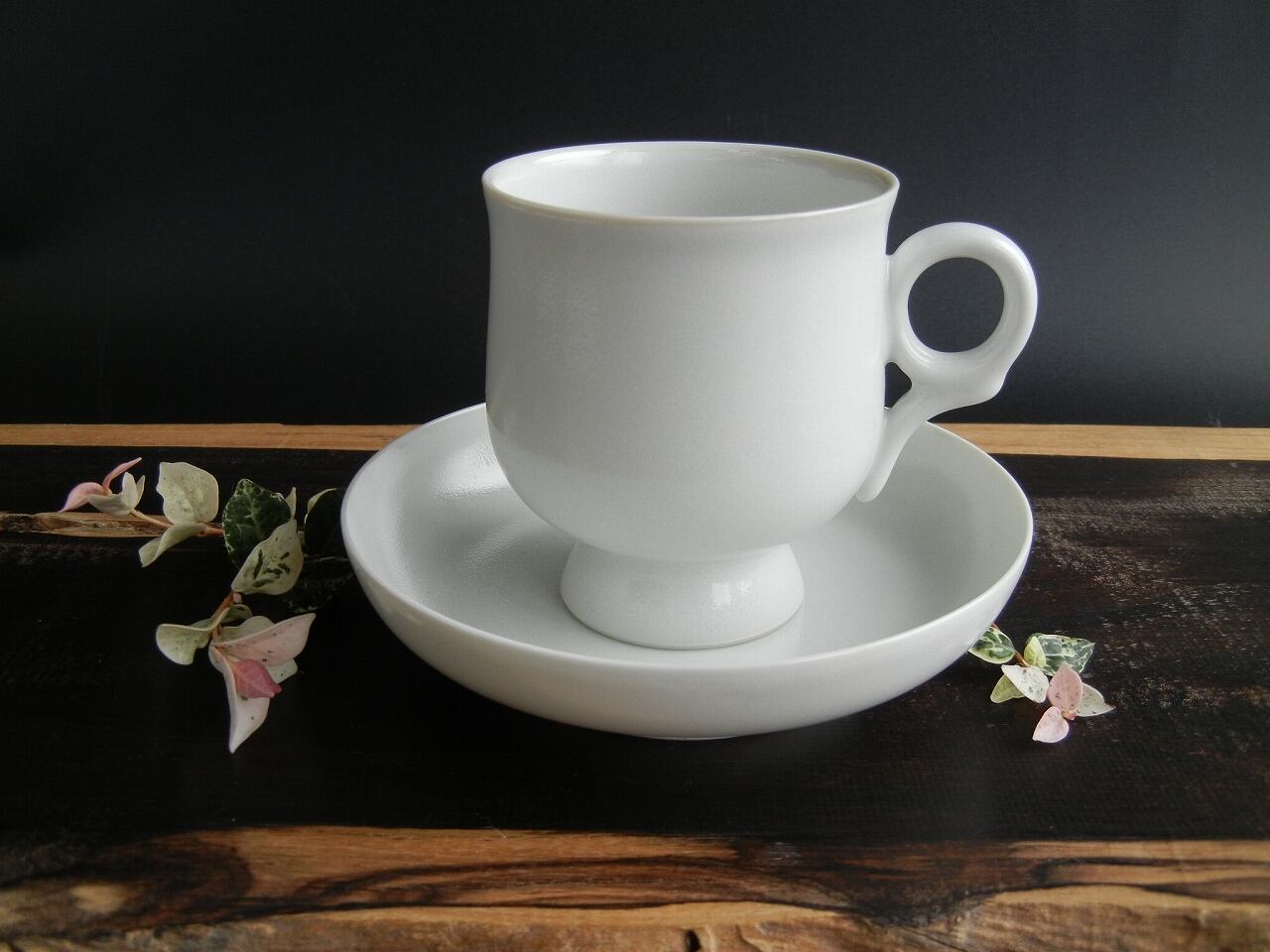 食器 COFFEEMAN 白磁コーヒー碗（カップ＆ソーサー） | 陶つちやま