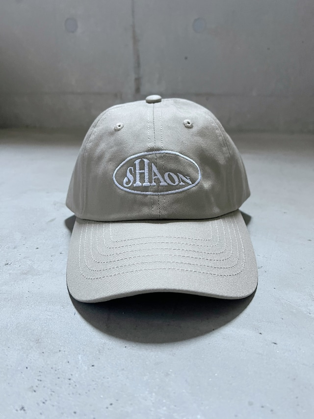 SHAON LOGO CAP BEIGE