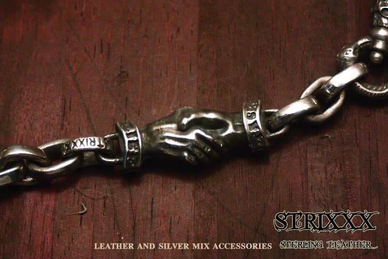 08 シェイクハンドウォレットチェーン | STRIXXX sterling leather