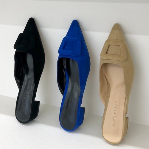 ミュール レディース 靴 シューズ ポインテッドトゥ サンダル ローヒール 太ヒール チャンキーヒール 履きやすい 歩きやすい カジュアル きれいめ お出かけ おしゃれ シンプル 無地 ミュール 女性