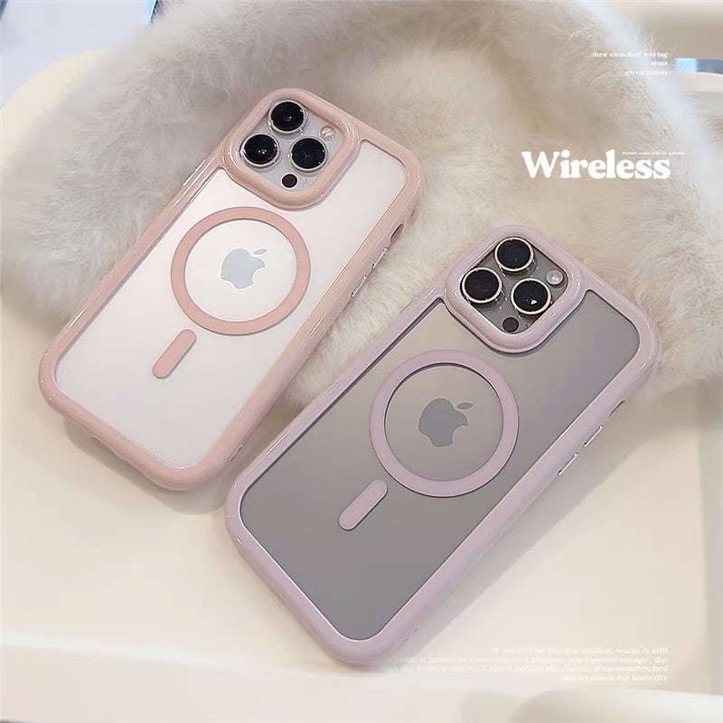 iPhoneケース iPhone15 iPhone14 磁気 ワイヤレス MagSafe マグセーフ
