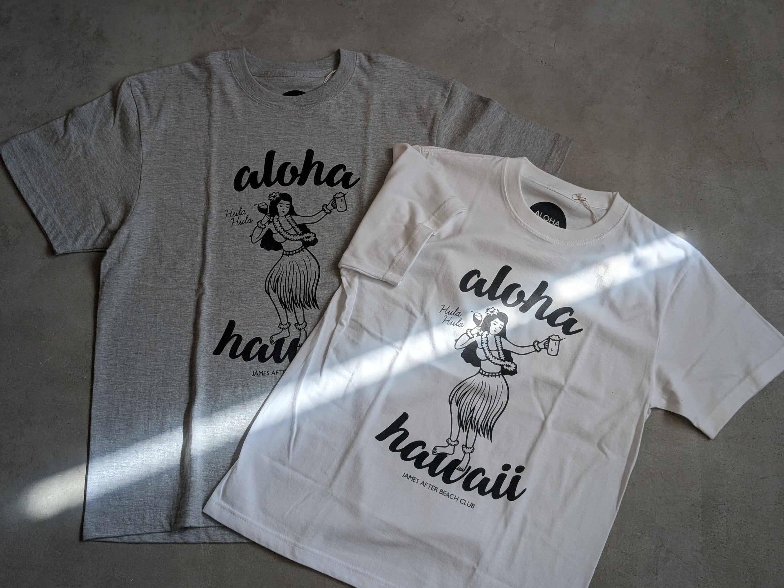 【JAMES AFTER BEACH CLUB】HULA GIRL T-shirt(Unisex) | JAMES&CO.