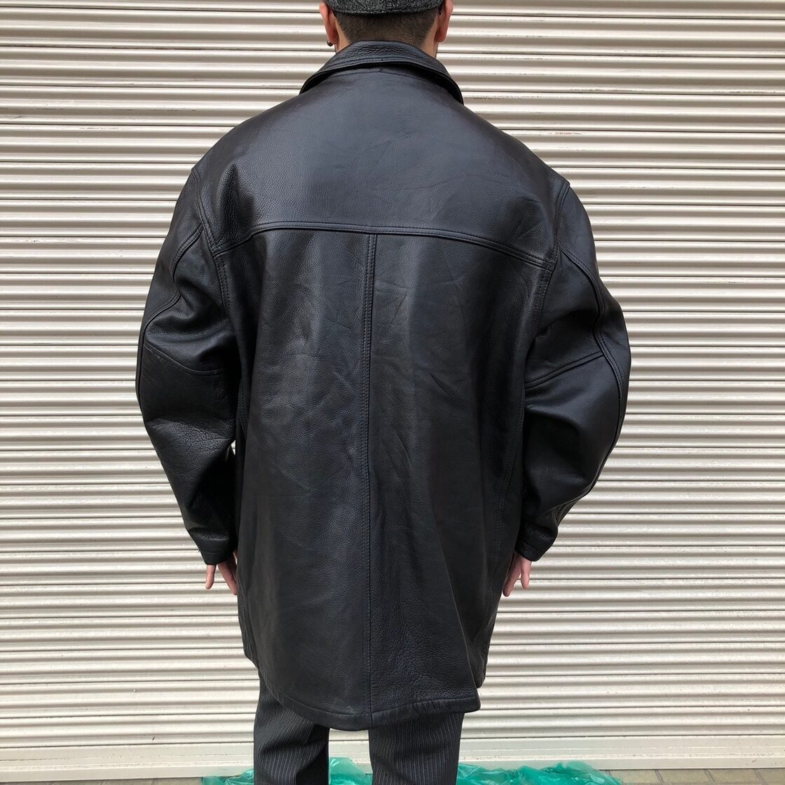 良品 90s Schott ショット レザー カーコート LEATHER CAR COAT 