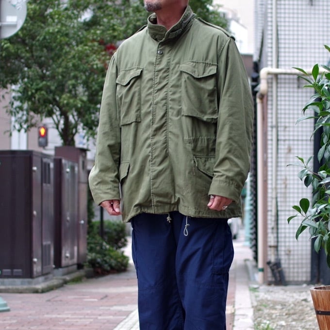 1960s US ARMY M65 Field Jacket / 2nd Edition / M-65 セカンド アルミ 袖マチ 古着
