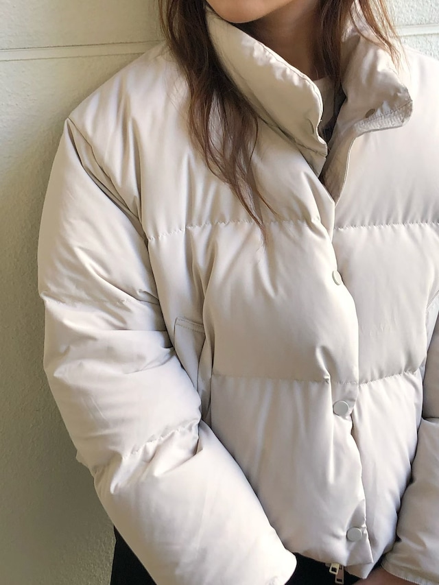 (予約) verveine / Basel duck down short padding 3color