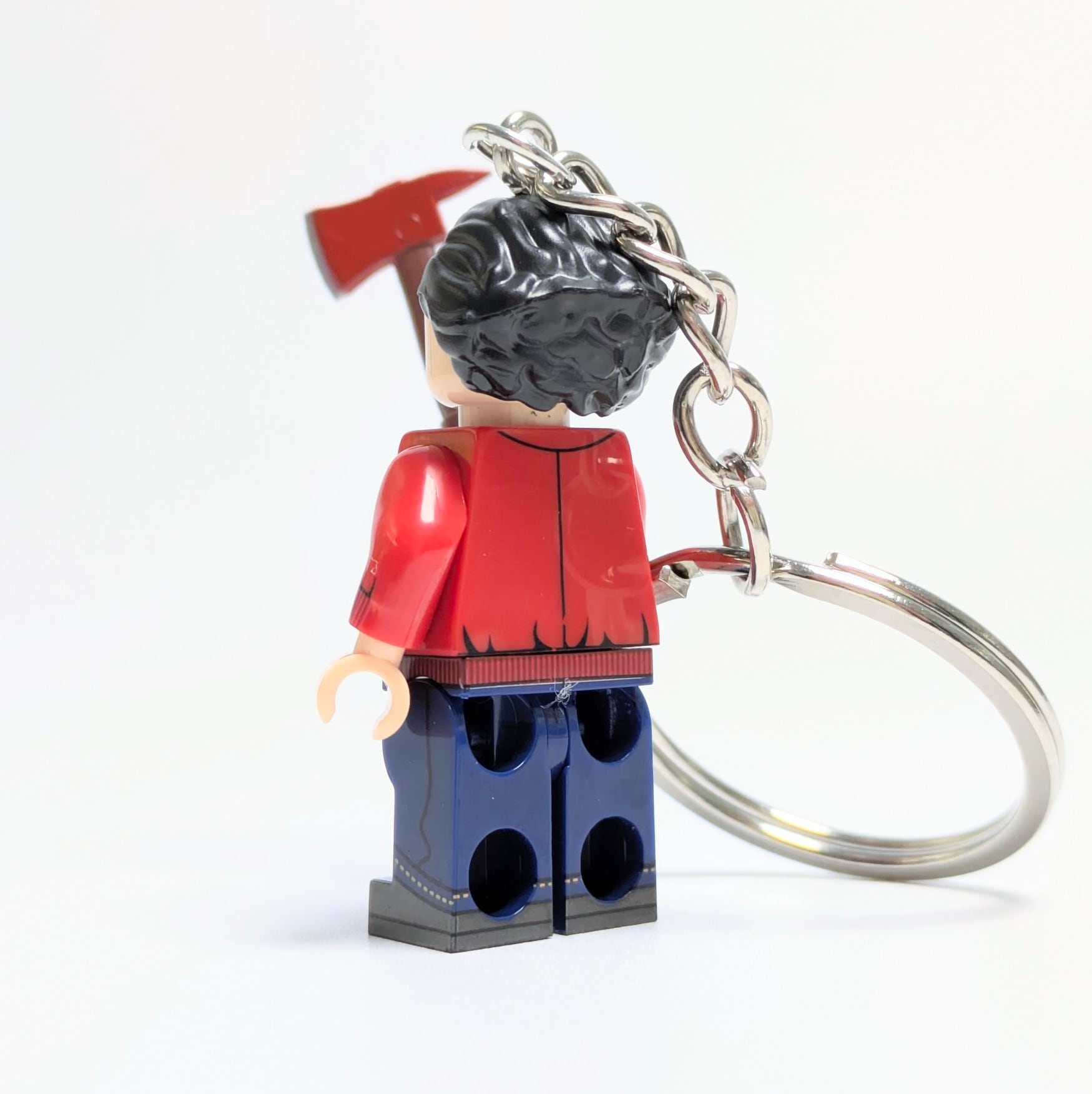 ♧★ブロックフィギュアキーホルダー★【 The Shining / シャイニング 】 『 ジャック・トランス 』ジャック・ニコルソン / スタンリー・キューブリック〚アメリカン雑貨 アメトイ〛