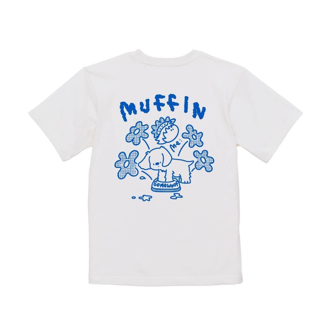 Somewoof × Foomiy S/S Summer Tシャツ -MUFFIN-【バニラ × ブルー】