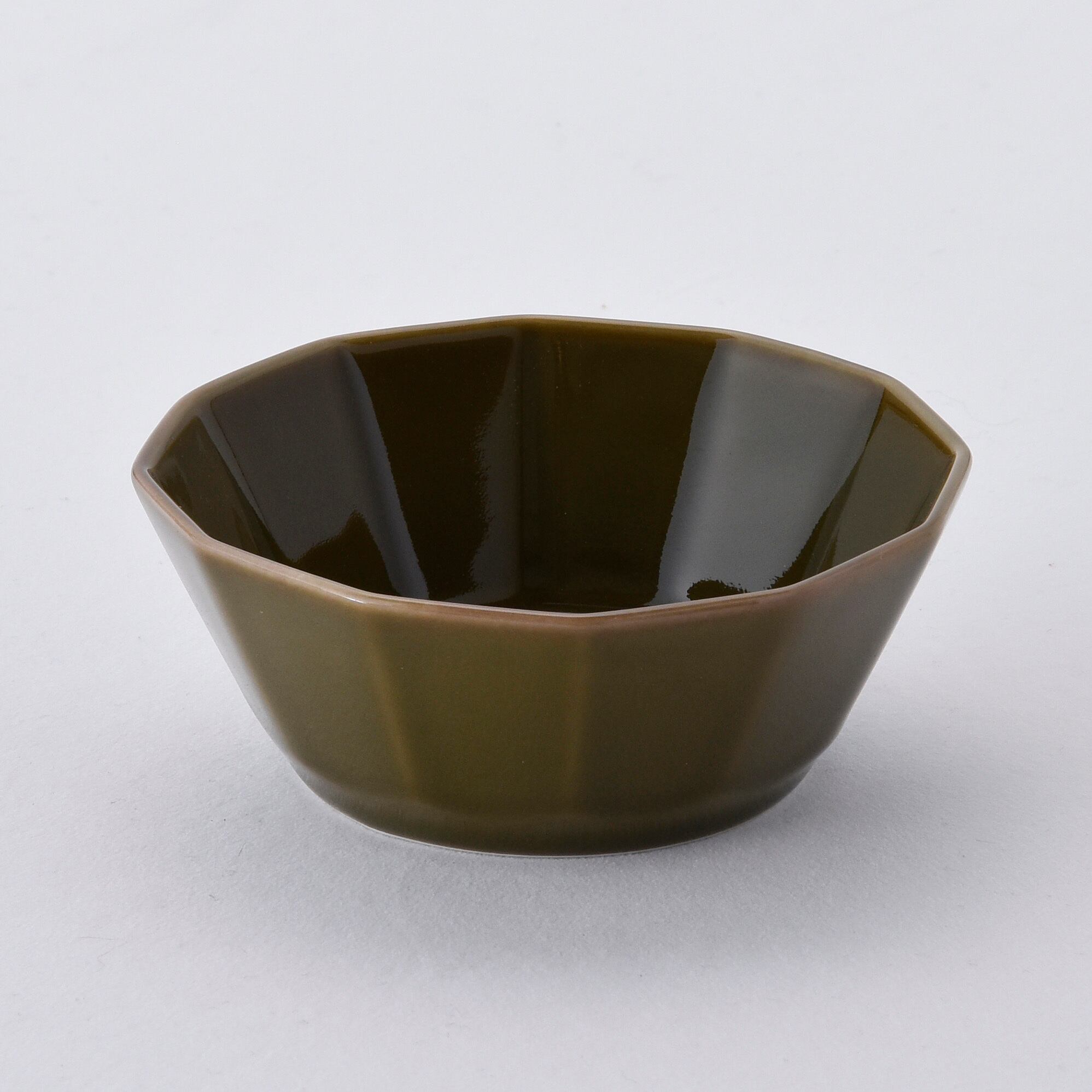 緑色の中型陶器ボウル　　松代焼 dcf6ec8fa020966047248cf250a054