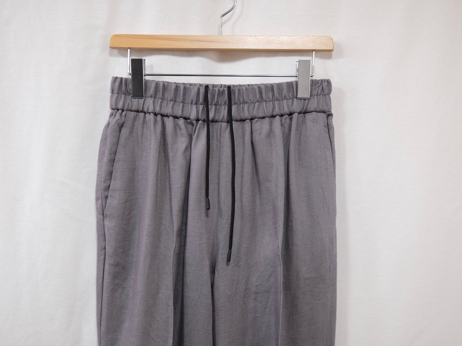 semoh”Linen Pin Tuck Easy Trousers Grey” | Lapel online store powered by  BASE