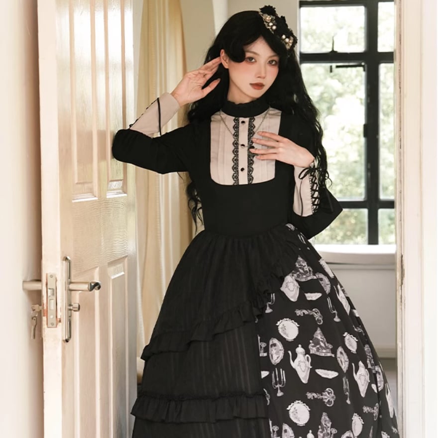 ブラウス ロリータ 森ガール 春 夏 秋 レディース 長袖 シャツ