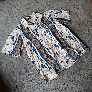 ハワイ製 ハワイアンシャツ used [307041]