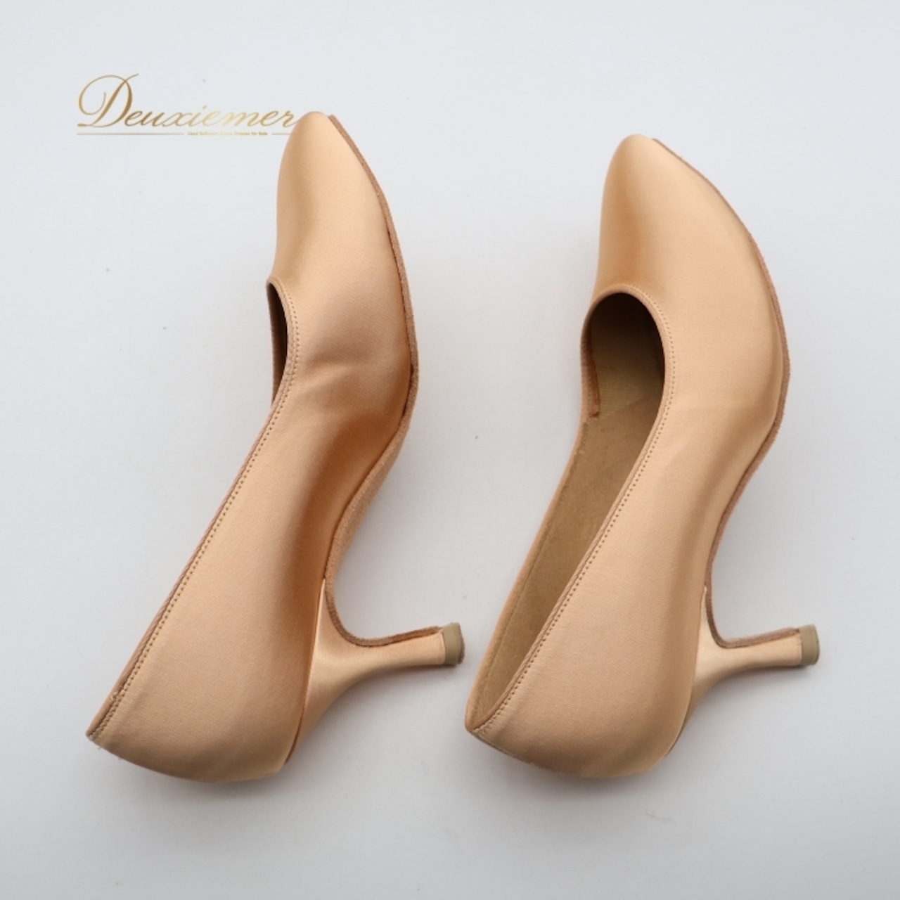 社交ダンス 衣装 スタンダード シューズ 5 1/2サイズ ピンク系 オレンジ系 SUPADANCE 靴 くつ ヒール レディース 無地 シンプル 光沢 上品 イングランド製 ダンス衣装 練習 レッスン イベント ステージ かわいい 明るい 華やか パーティー