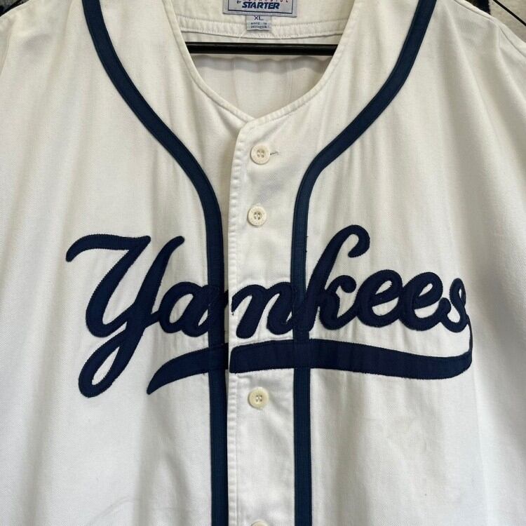 90s- スターター MLB ニューヨークヤンキース ゲームシャツ ベース