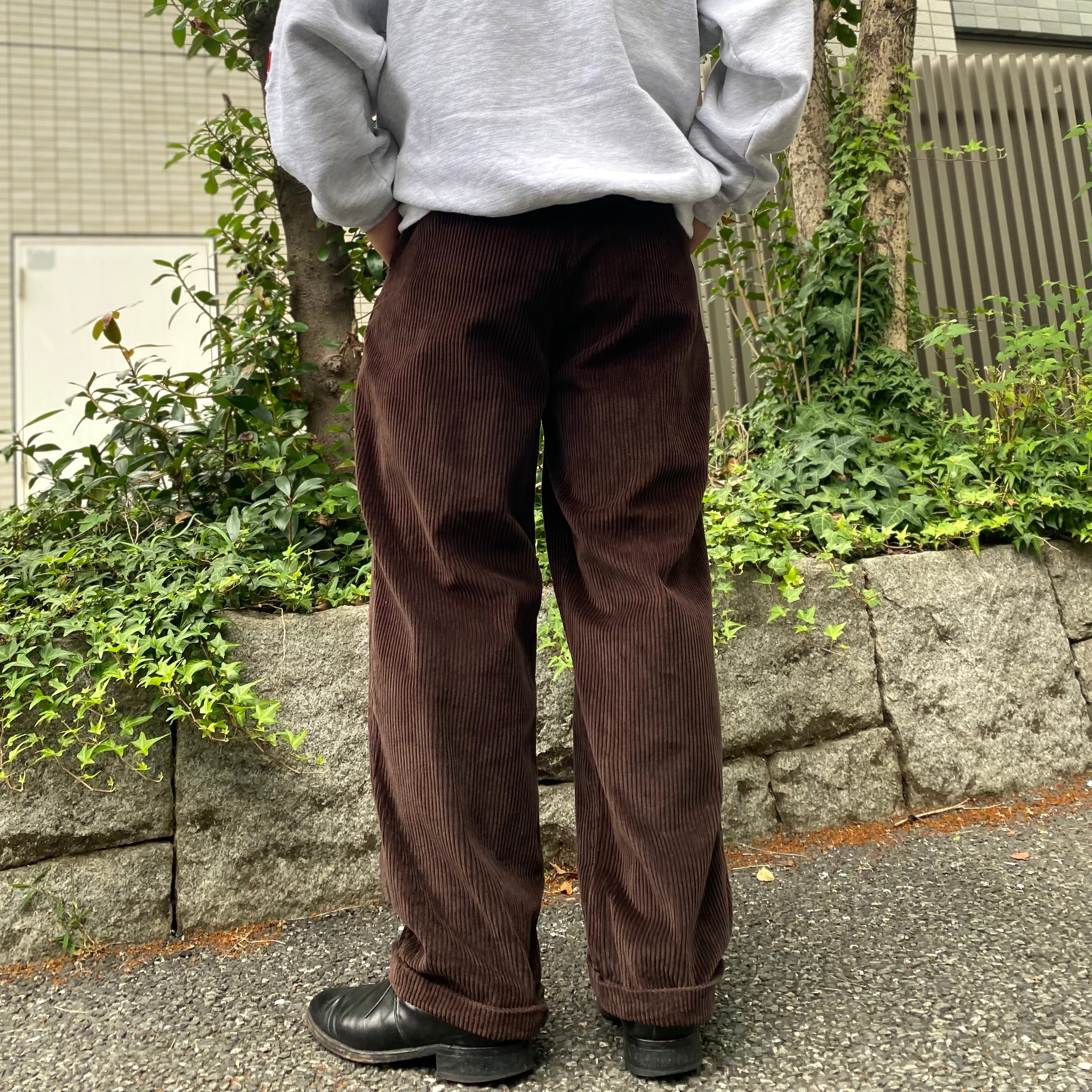 『W34 L30』PERRY ELLIS ペリーエリス コーデュロイパンツ ...