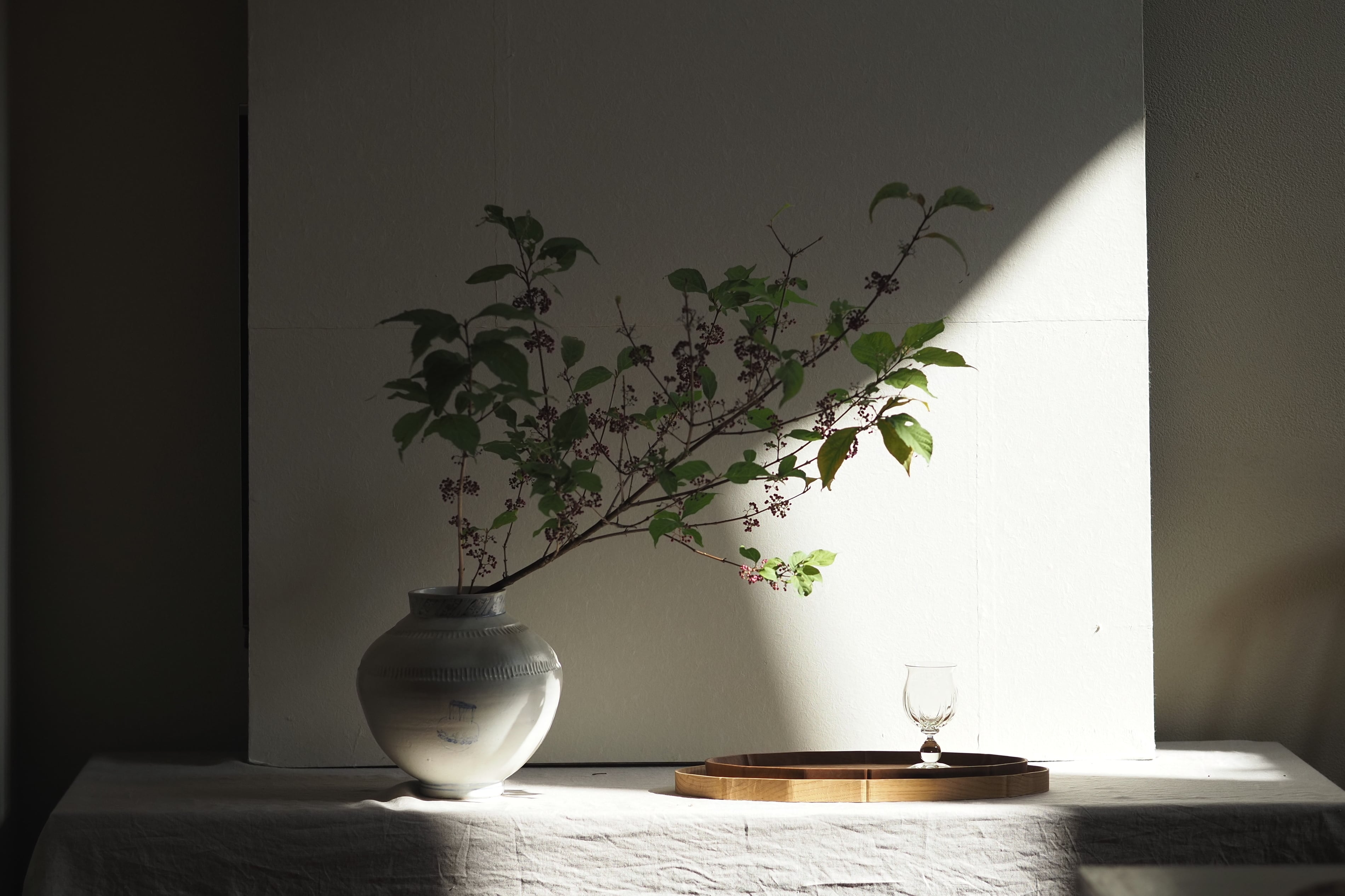 加藤良行　輪花オーバル盆大 加藤良行 19.輪花オーバル盆小 | 陶屋なづな