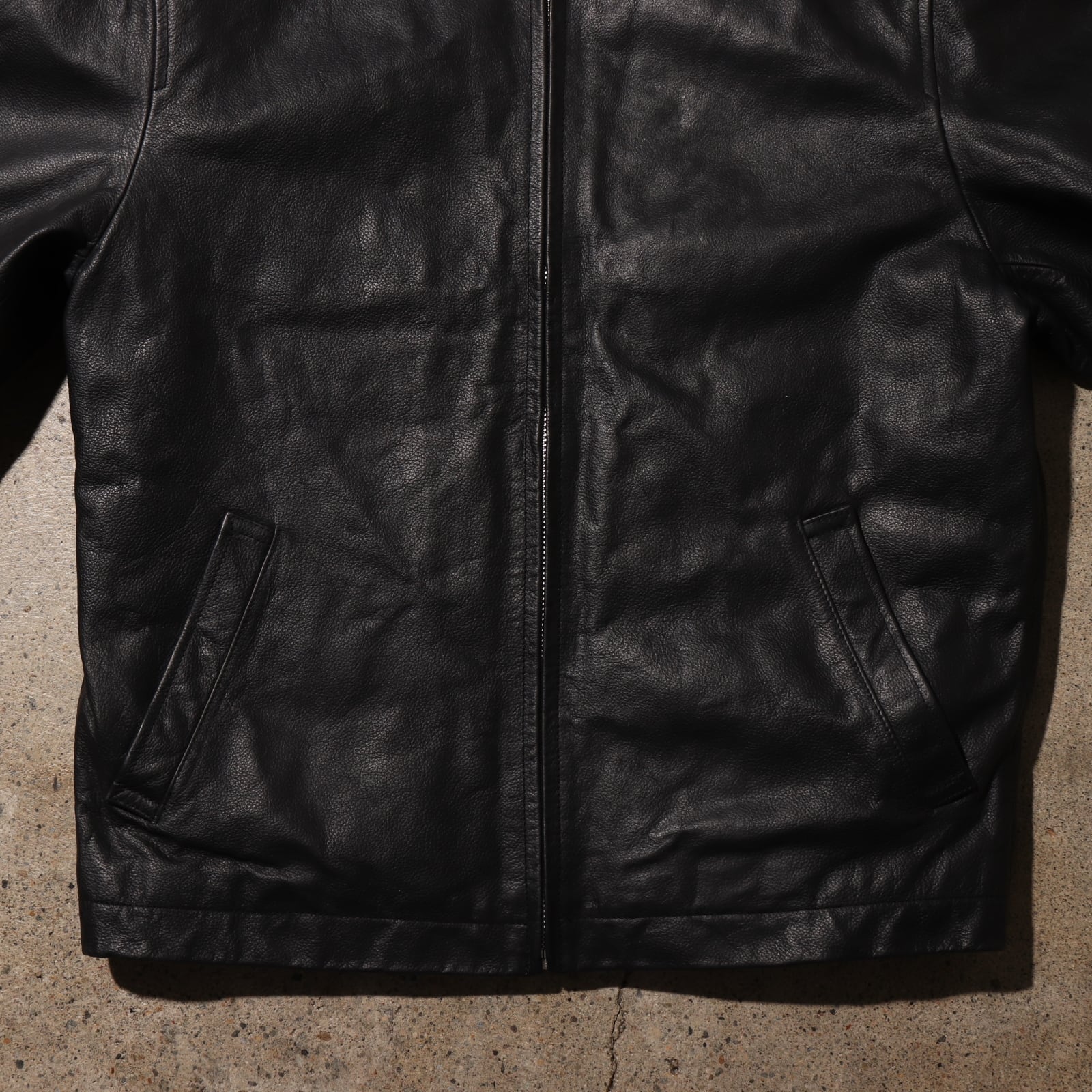 美品 XS OLD GAP 90s レザージャケット オールドギャップ 黒 本革 