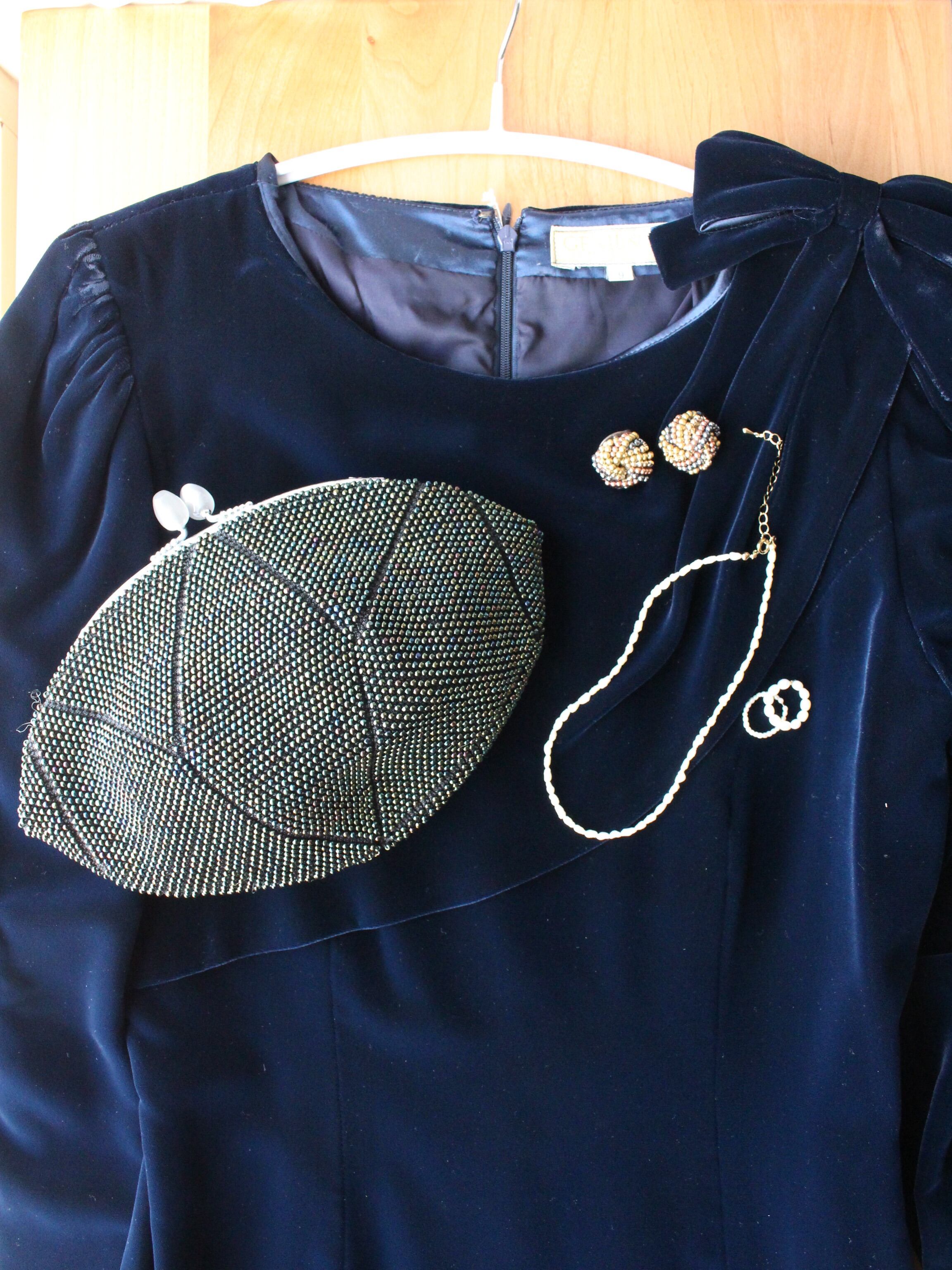 2wayがま口ビーズバッグ