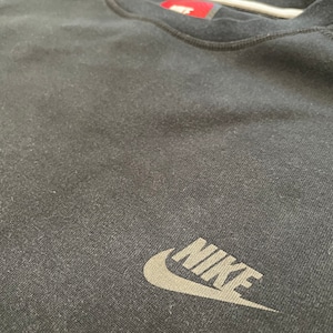 【NIKE】ナイキ テックフリース クルー スウェット トレーナー ワンポイントロゴ Lサイズ  us古着