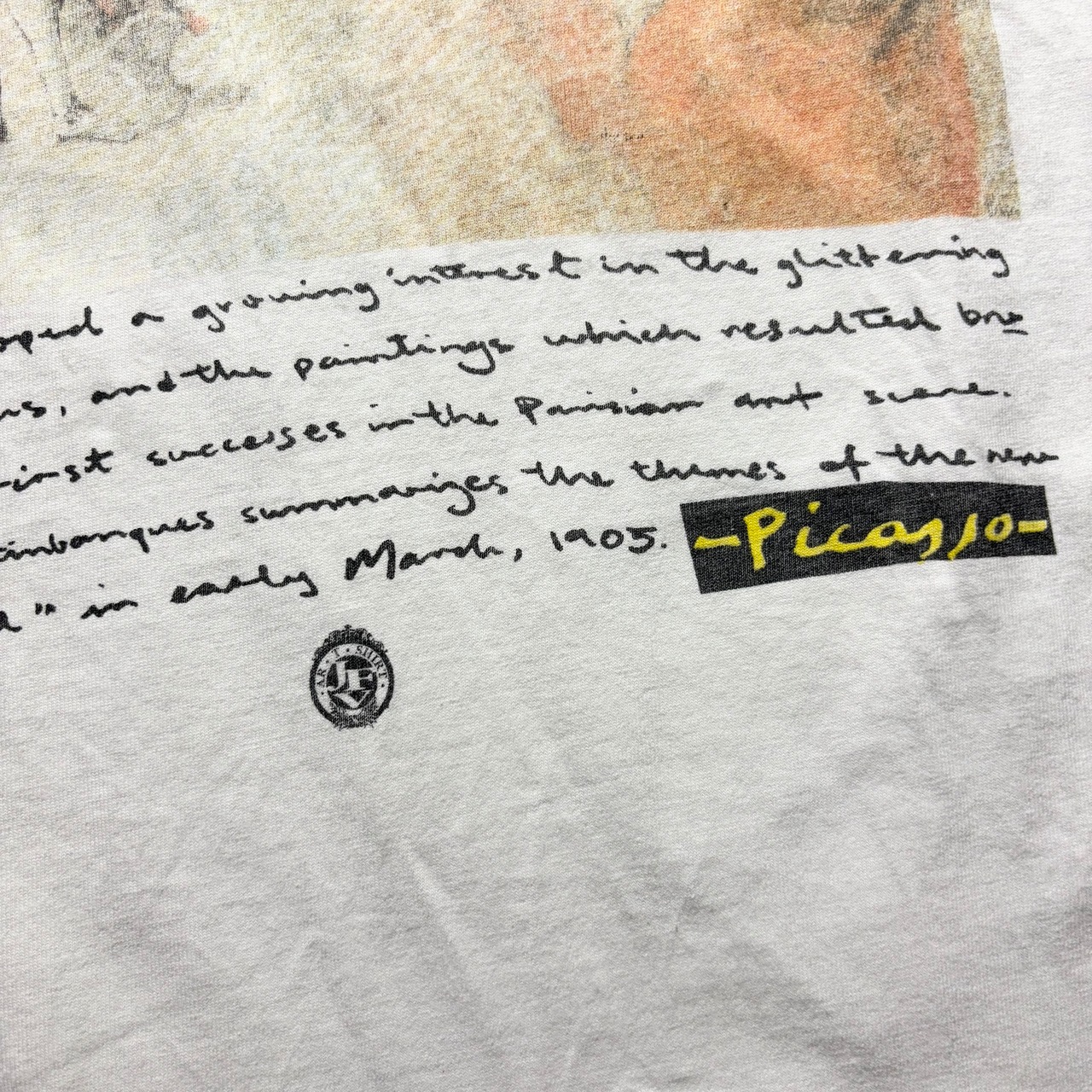 vintage 1990’s PICASSO art tee “Family of Saltimbanques”