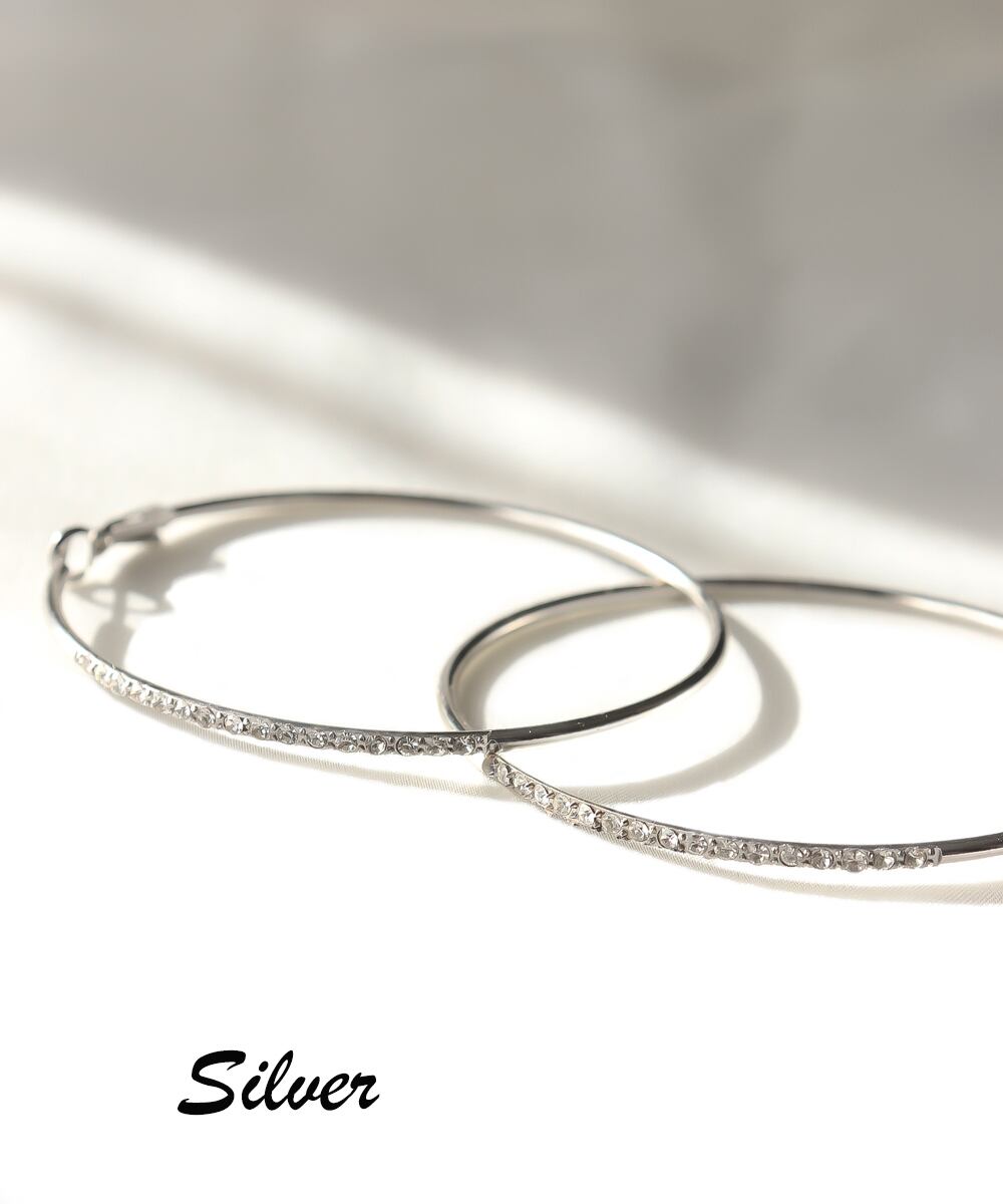 サージカルステンレス フープピアス