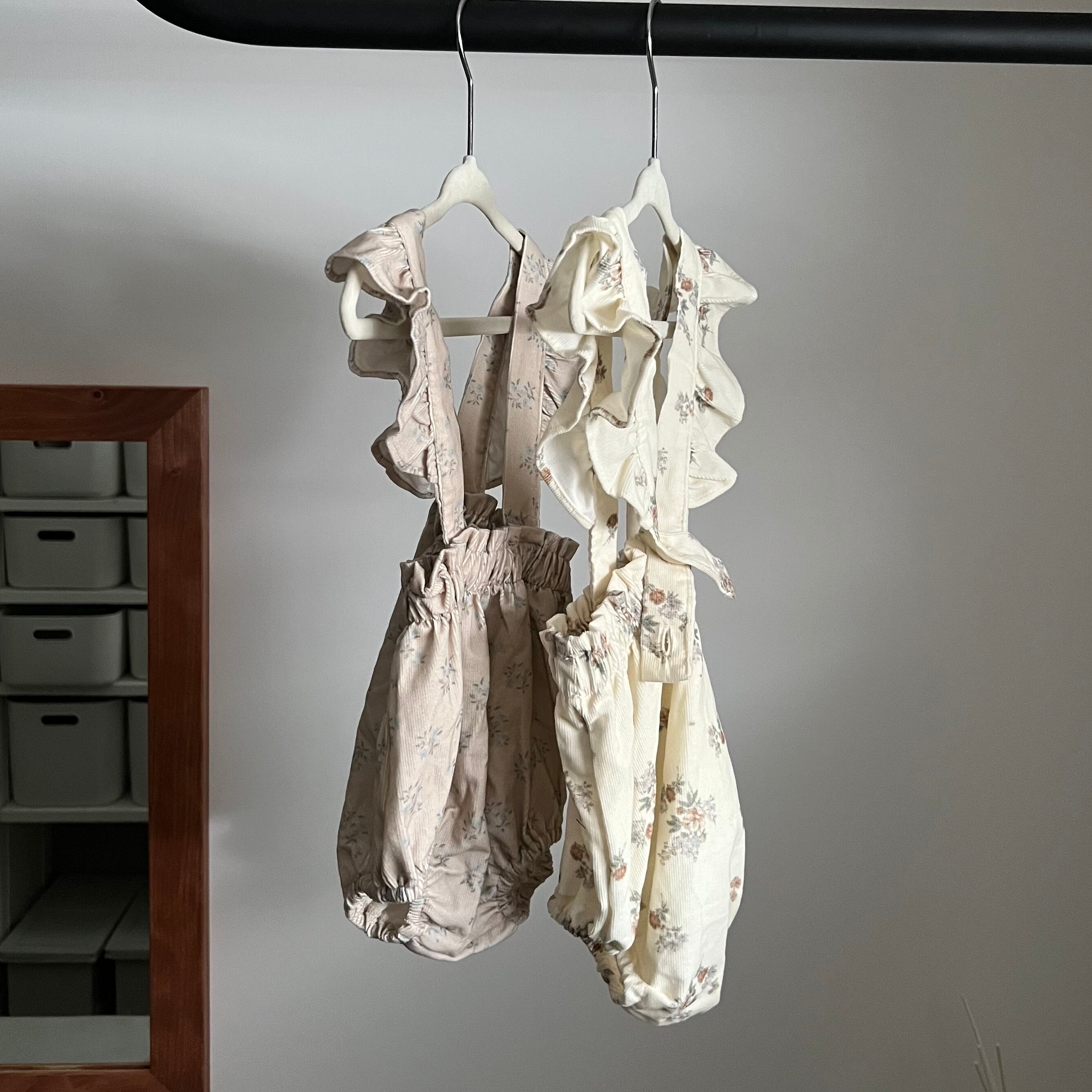 Baby フラワーカボチャパンツサロペット（70〜80cm）2462