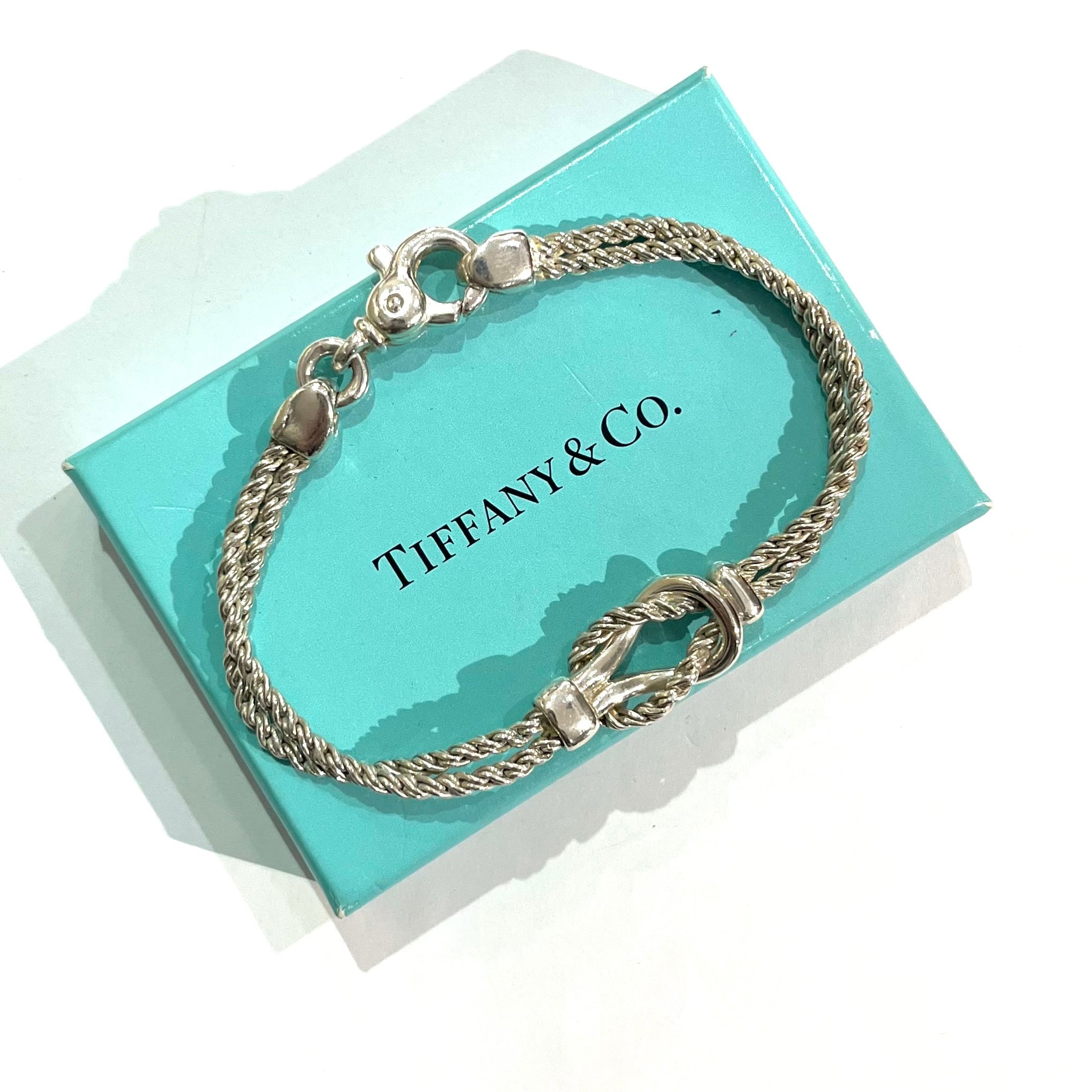 希少【TIFFANY&CO.】 2101 ティファニー アンドコーツイストノット