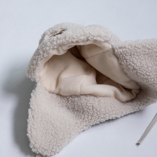 [ little hat ] double-drop quilted animal hat