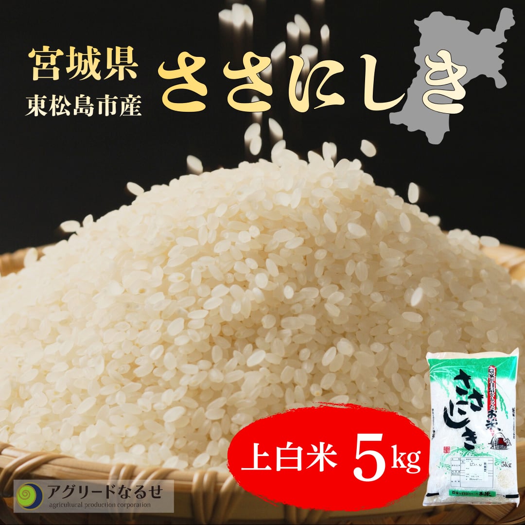 完売御礼！『新米』令和7年東松島野蒜産 ササニシキ（上白米） | 東