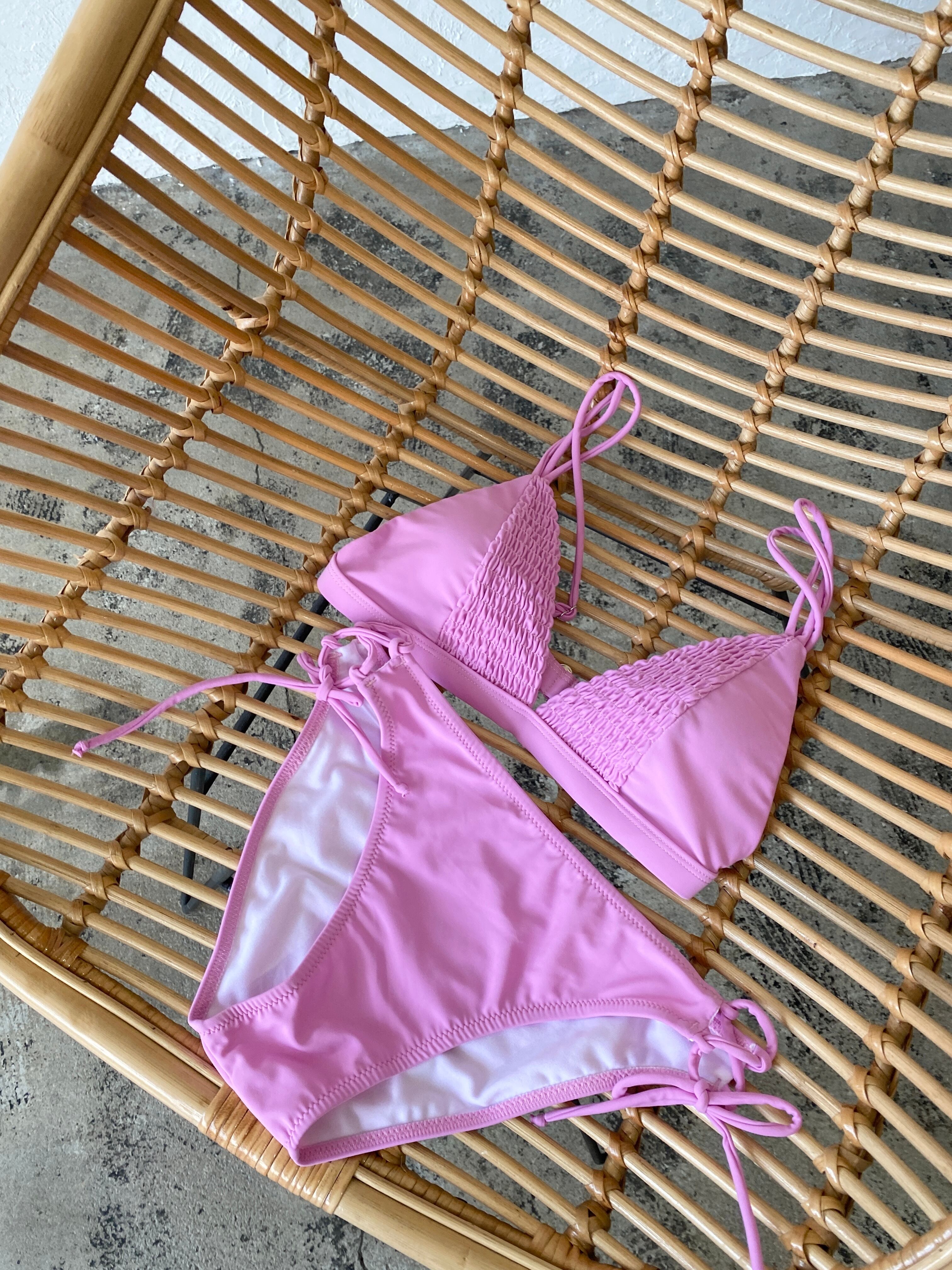 Shirring triangle bikini | AnZie