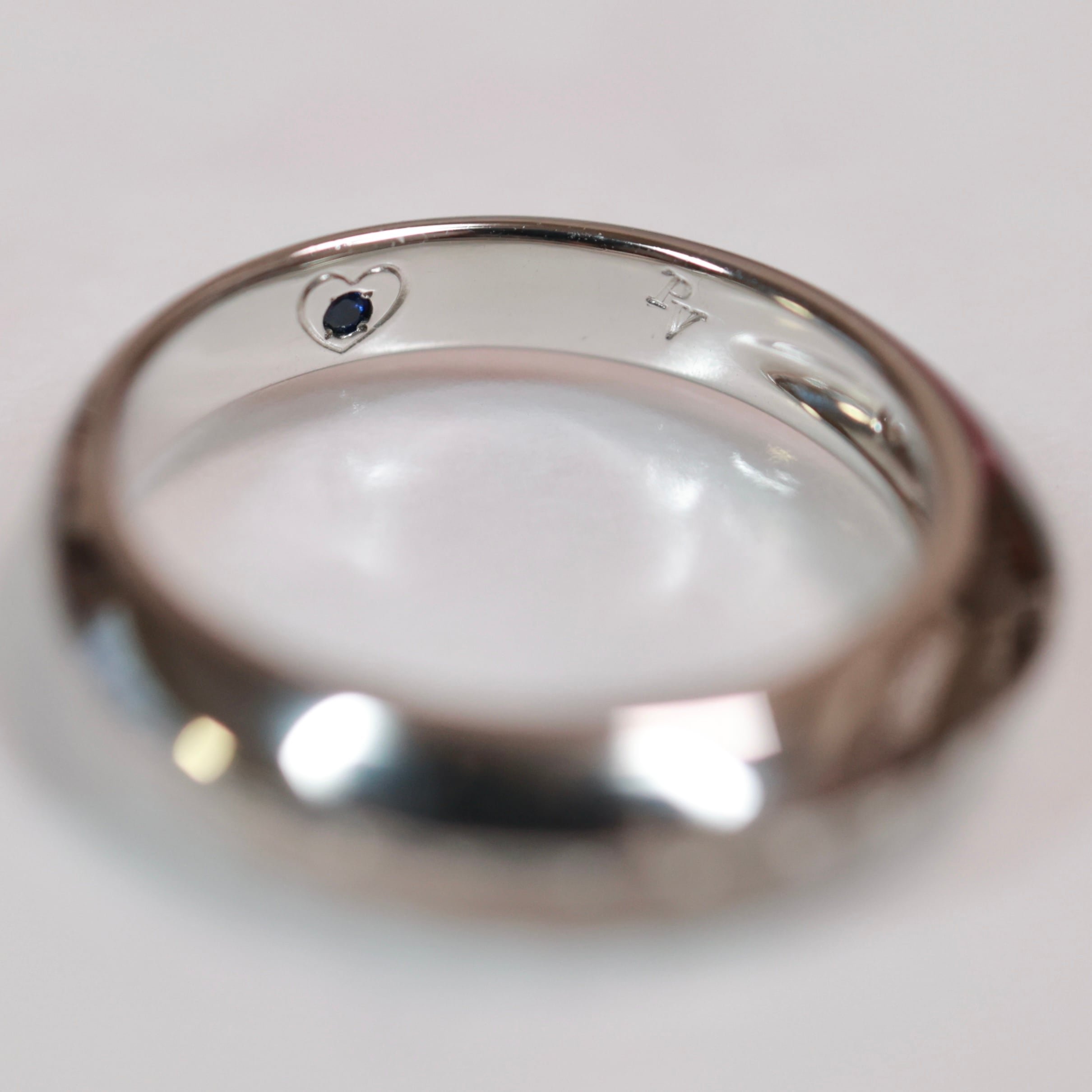 ポンデヴェキオ 大人気❗❗ Pt.900ハーフエタニティダイヤモンドリング