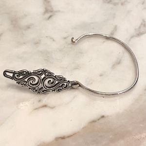vintage silver cuff bangle