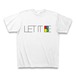 ザ・ビートルズ「LET IT BE」（レット・イット・ビー）タイポグラフィTシャツB