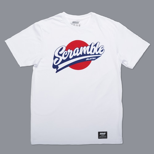 【送料無料】Scramble Sport Logo Tee - White｜格闘技、柔術Tシャツ